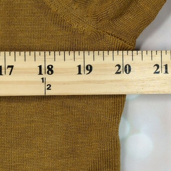 Bob Mackie Square Neck Short Sleeve Knit Top, Women's Medium - Picture 8 of 8